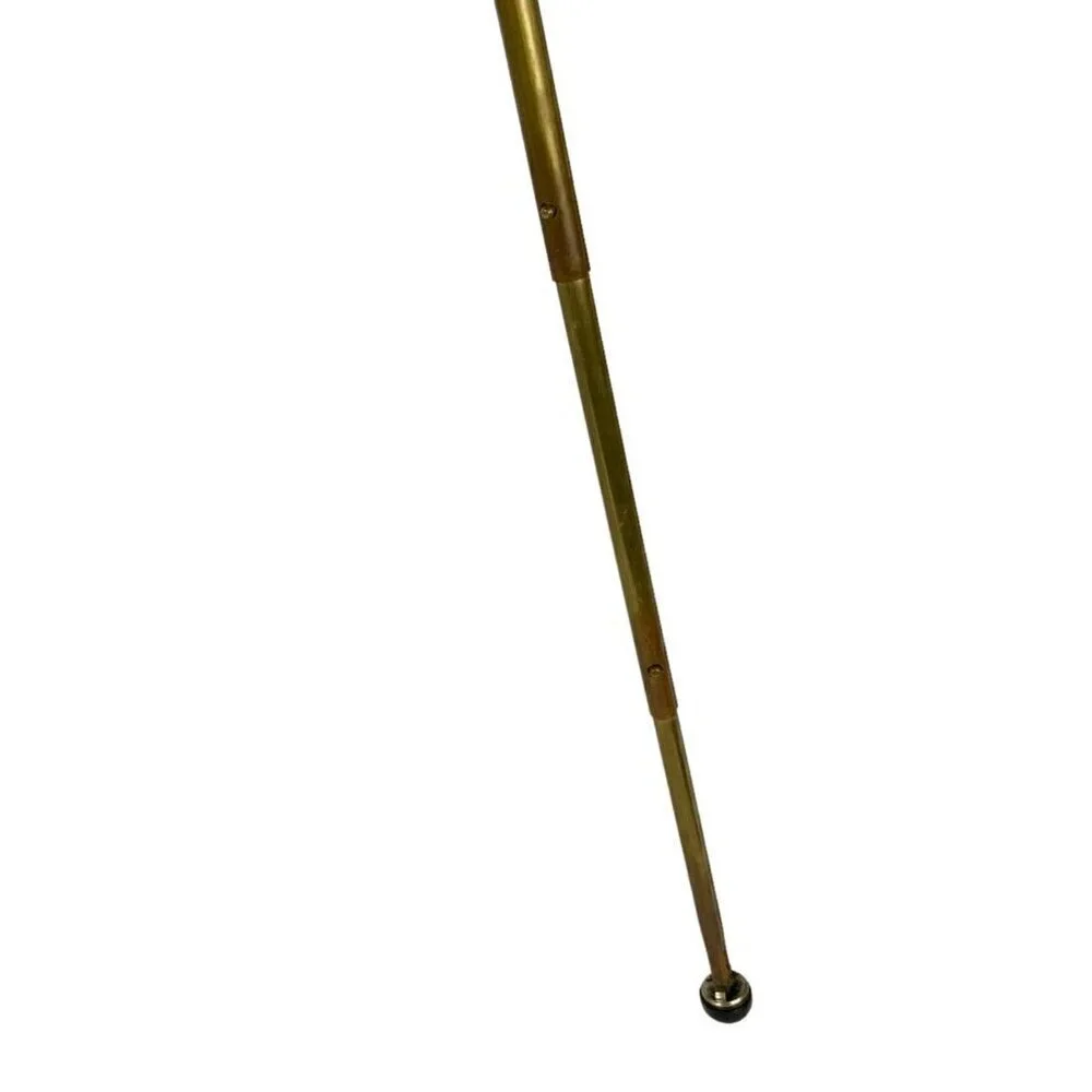 BKD Telescoping Travel Camera Tripod Case Stainless Steel Brass Legs Germany